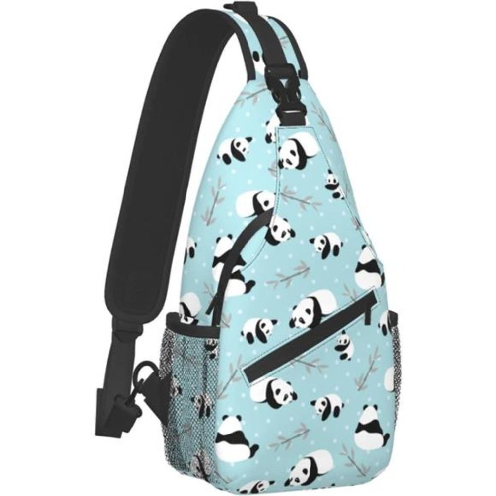 Panda Crossbody Sling Backpack Shoulder Chest Urben Sling Bag Travel
